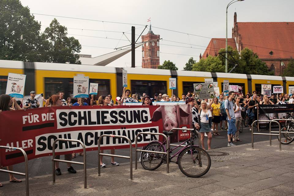 Photo de la Marche pour la fermeture des abattoirs 2015 à Berlin