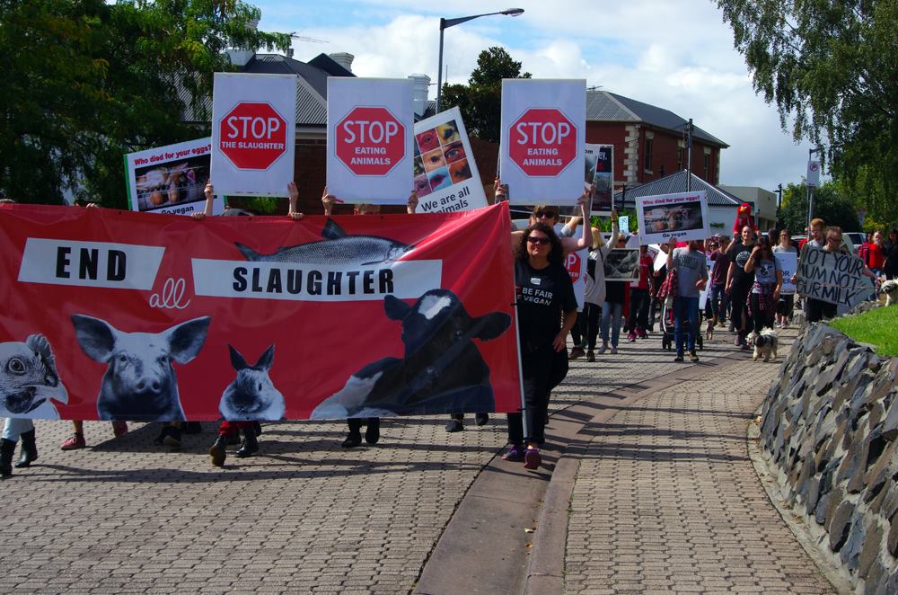 Hobart March To Close All Slaughterhouses 2017 picture