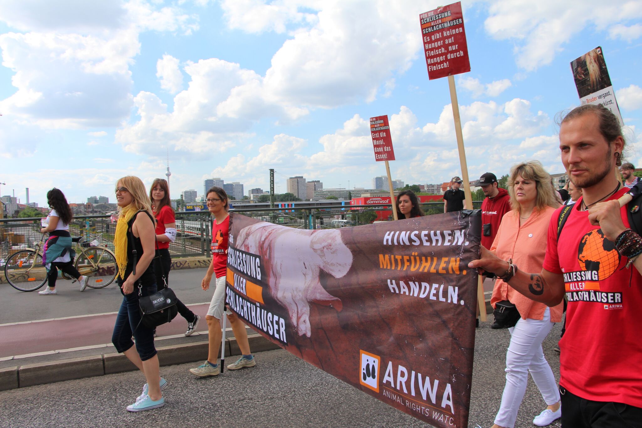 Photo de la Marche pour la fermeture des abattoirs 2017 à Berlin