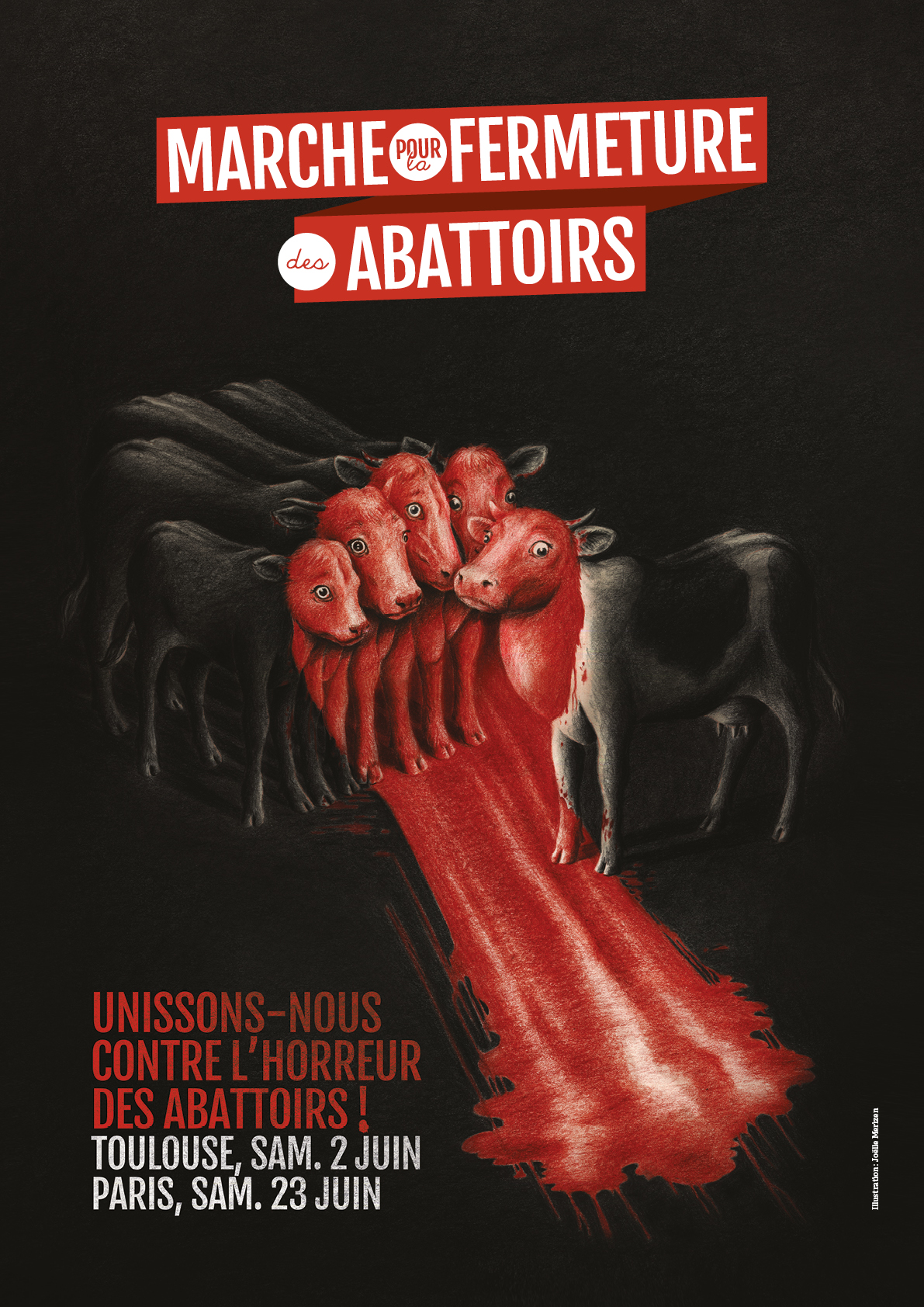 Affiche Paris et Toulouse